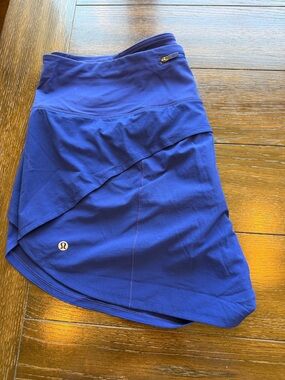 lululemon athletica cobalt blue shorts-Speed Up High Rise 4”
